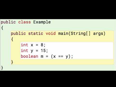 Java Booleans 5: Equal-Equal (result is false)