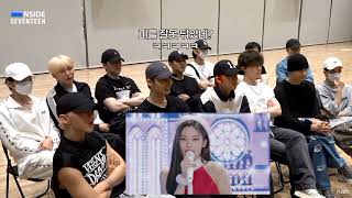 Seventeen reacting to Itzy - Snow (Live Christmas)