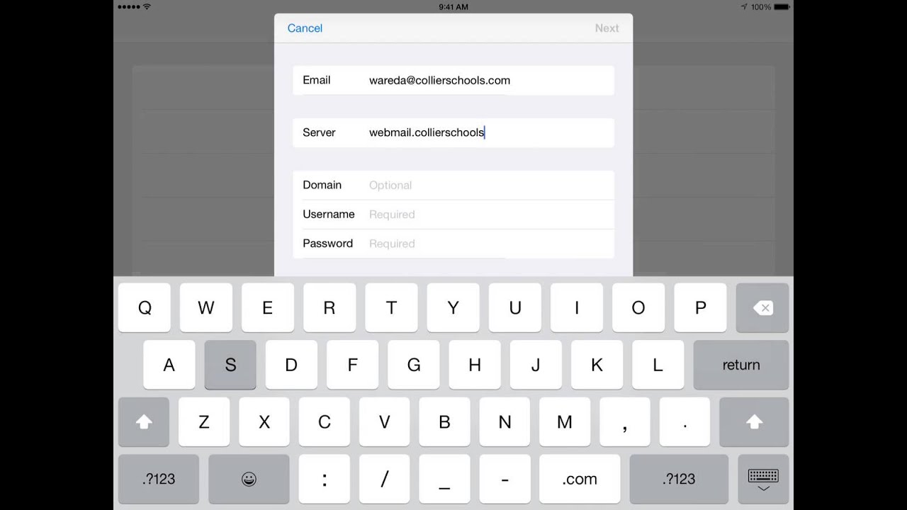 How To Add Your School Email To Your New IPad YouTube