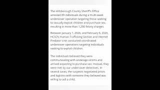 89 Arrested in Trafficking