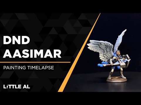DND Aasimar Painting Timelapse