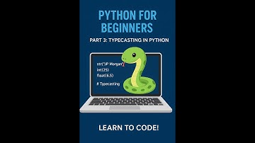 Part3 : Type casting in Python