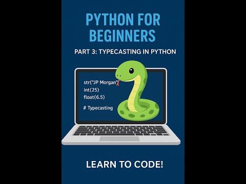 Part3 : Type casting in Python