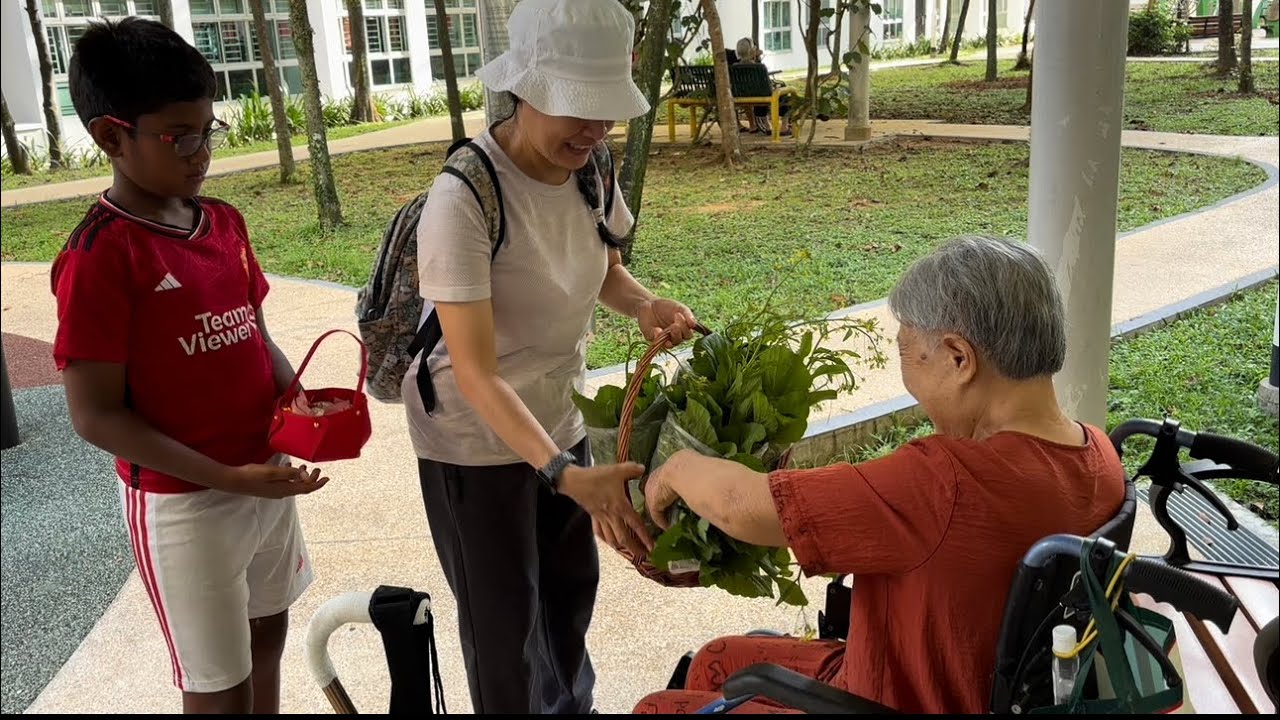 Panen Perdana Kebun Edukasi & Bagi-Bagi Dengan Warga (Spread Kindness by Sharing Chye Sim)