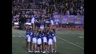 FHS at AVHS FB Varsity Cheer Halftime 11-2-12