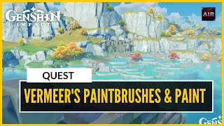 Genshin Impact - Look For Vermeer's Paintbrushes And Paints [Quests] screenshot 5