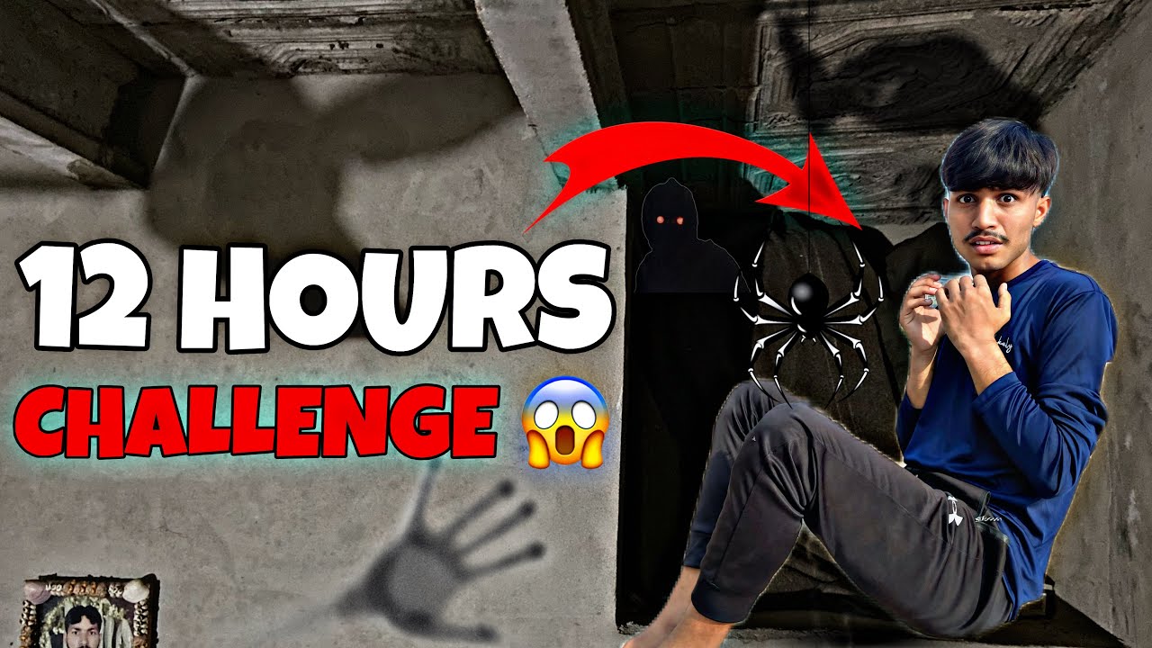  12 Hours Night Challenge 😱| Poori Raat Andhere Storeroom Mein 😨 | Sforshoaib 