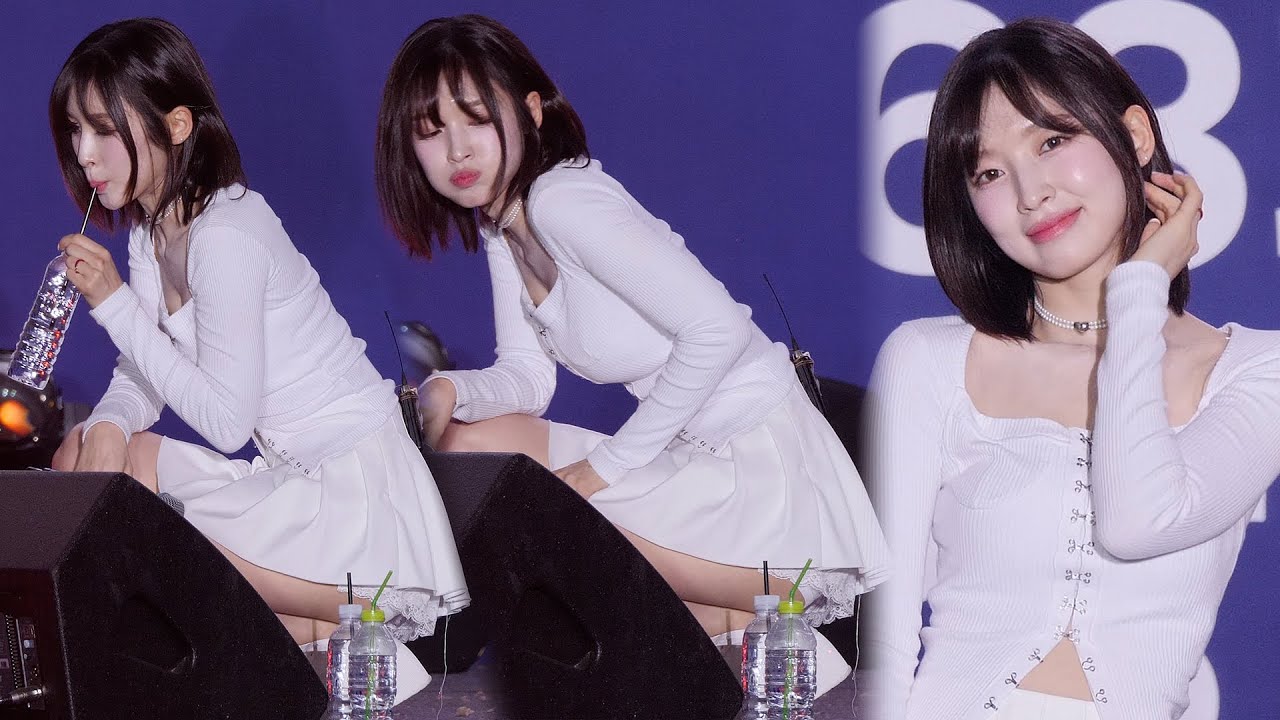 물 마시는 단발 아린 (OH MY GIRL ARIN)｜경남도민체전 240419