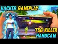 How i play ff handcam  two finger king    best player of tsg army