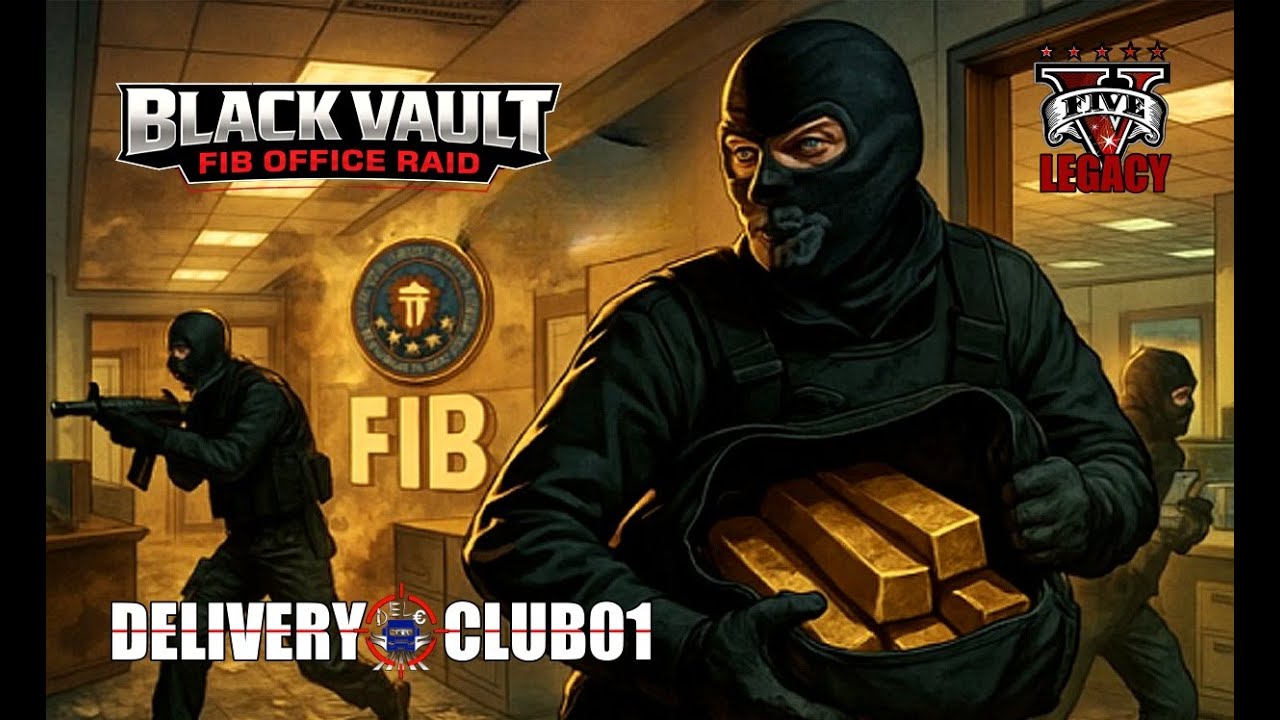 BLACK VAULT: FIB OFFICE RAID, Delivery Club01, GTA V PC Legacy