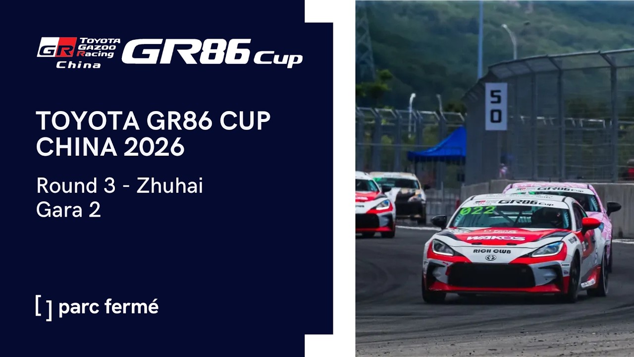 Toyota GR86 Cup China 2026 | Round 3: Zhuhai – Gara 2