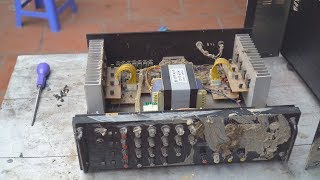 Restoration 2 Channels STEREO Audio Amplifier | Restoration And Reuse Of Electrical Equipment