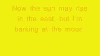Download Lagu barking at the moon lyrics MP3