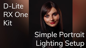 The Elinchrom D-lite RX One - A Simple Portrait