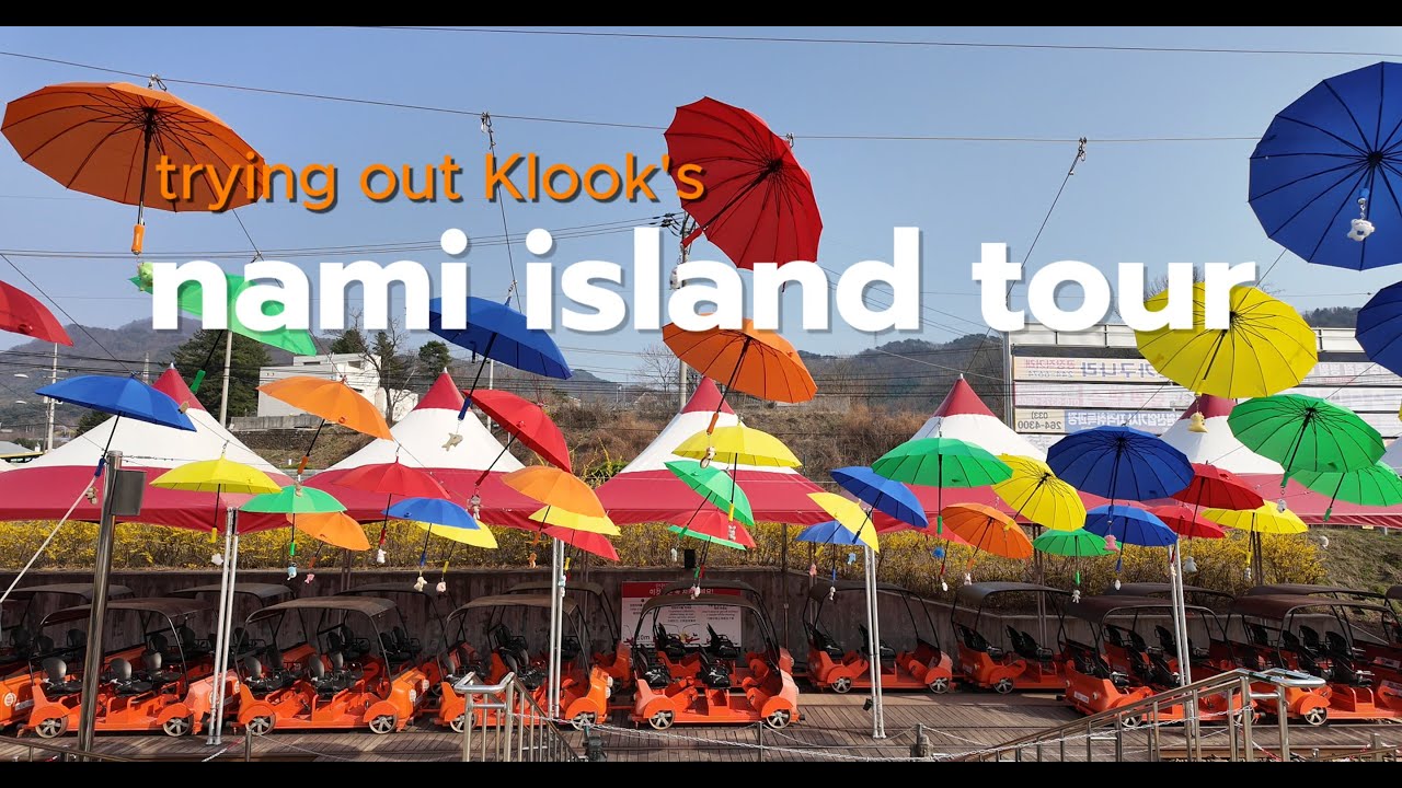 Nami Island Tour from Klook (Garden of Morning Calm + Gangchon Rail Bike) | Spring in South Korea
