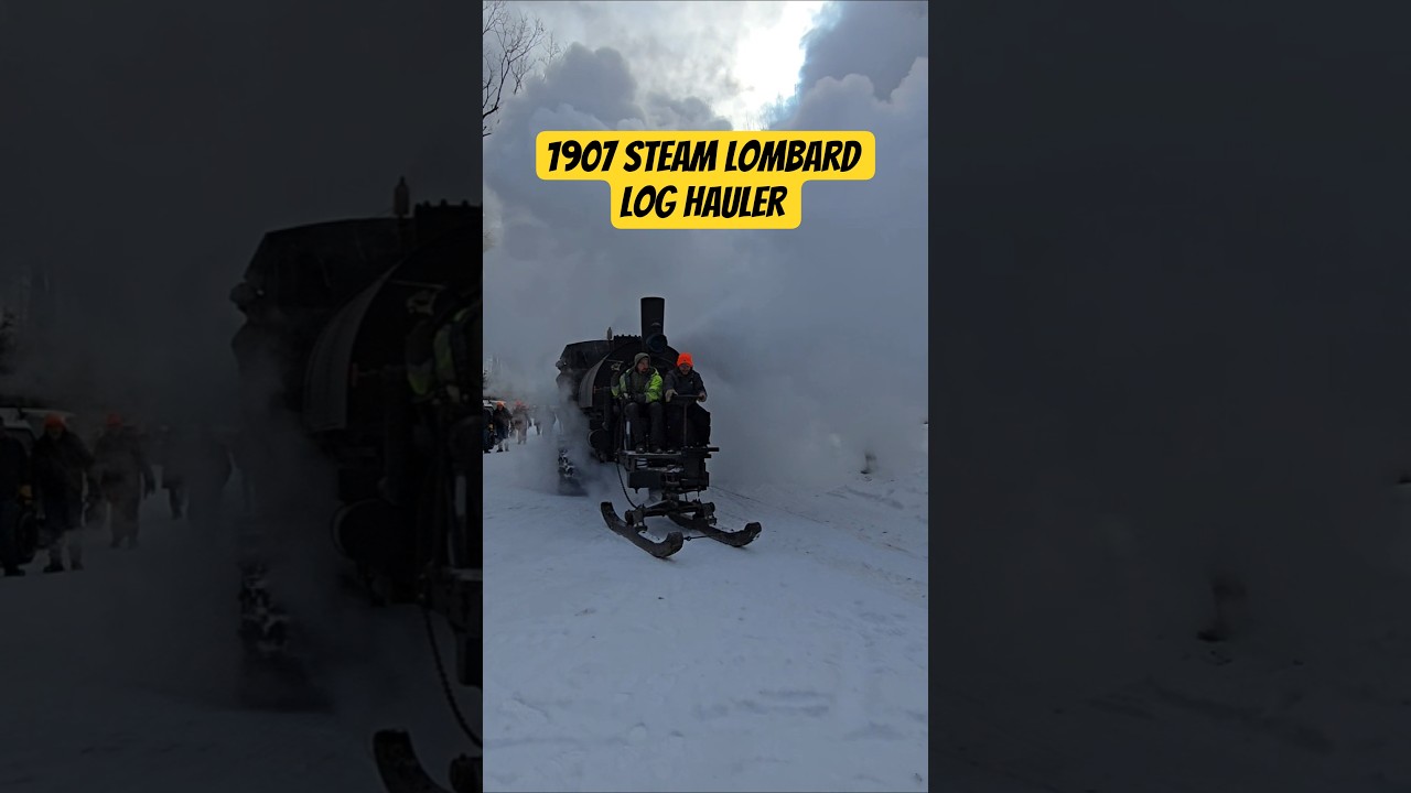 1907 Steam Lombard Log Hauler  #shorts