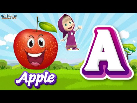 Phonics Song 2 with TWO Words in 3D - A For Airplane - ABC Alphabet Songs with Sounds for Children