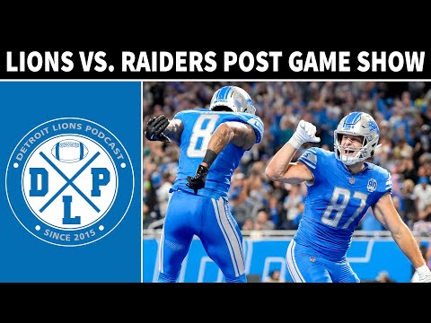 Las Vegas Raiders Post Game | Detroit Lions Podcast Reacts