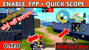 How to Enable Fpp Mode Quick Scope In Pubg Mobile Lite l Fpp Mode & Quick Scope Enable In Pubg Lite