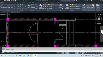 AutoCAD - Vẽ mặt đứng (hình chiếu thứ 3), mặt bằng tầng 2
