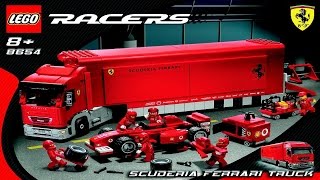 8654 lgo ferrari f1 team truck (instruction booklet)