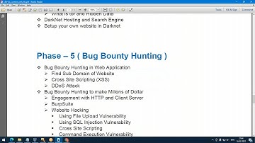Bug Bounty Dark Web Deep Web and Pentesting by Nikunj Gohil in CEEHv2 S01P02 #CEEH