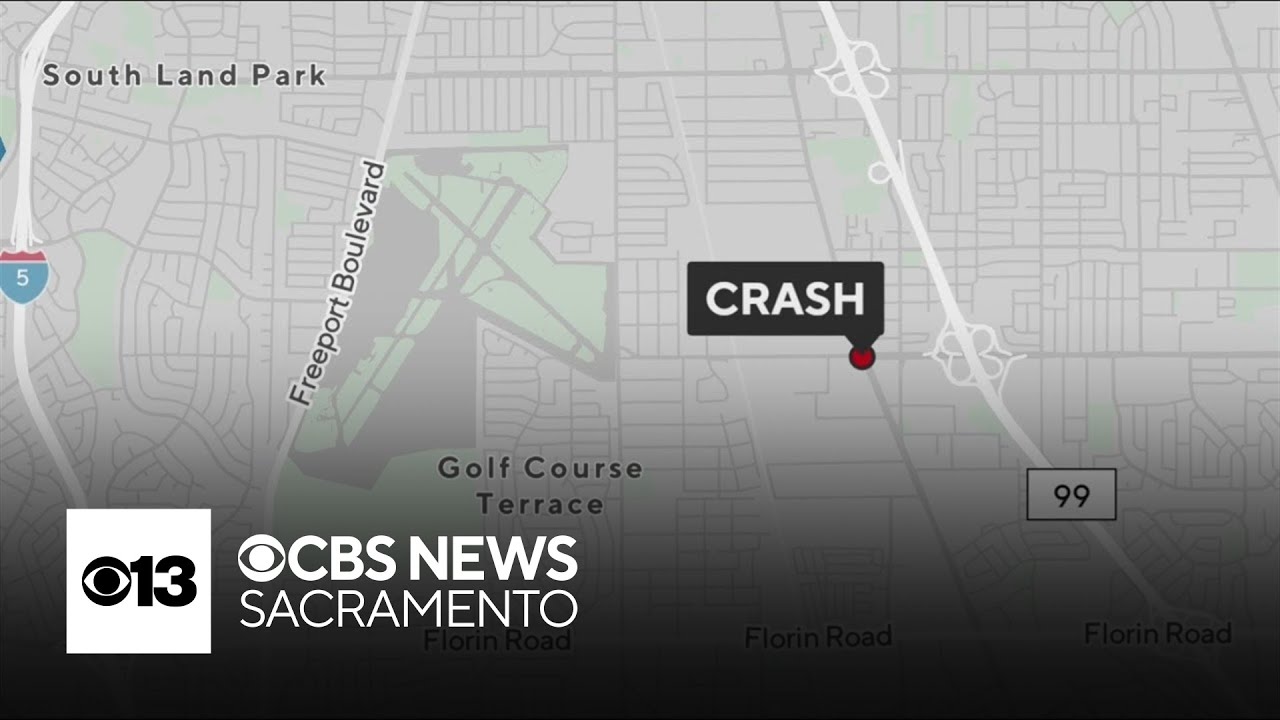 Crash in South Sacramento leaves 1 dead, 3 injured - YouTube