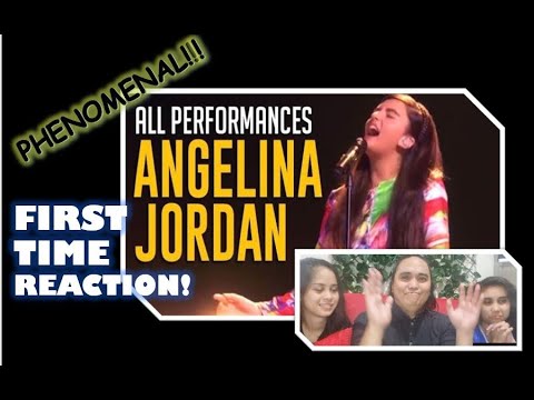 1st TIME Reaction! Angelina Jordan - All AGT Performances! One of a Kind!!!