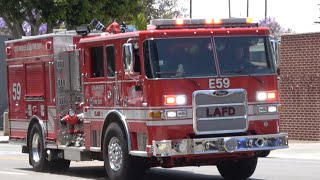LAFD Engine 59 Responding