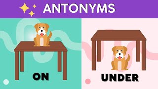 Antonyms - Opposite Words for kids in English - Kid's Learning Videos