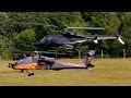 GIGANTIC RC FLIGHT SHOW ! AIRWOLF BELL-222 & AH-64 APACHE COMBAT IN THE AIR AND FLIGHT DEMONSTRATION