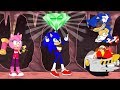 Sonic the hedgehog 2020 vs sonic exe  eggman boss amy rose  crazy scramble for green magic jewel