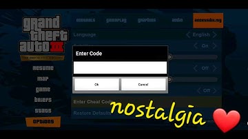 GTA 3 cheat codes applying in mobile | GTA 3 definitve edition gameplay
