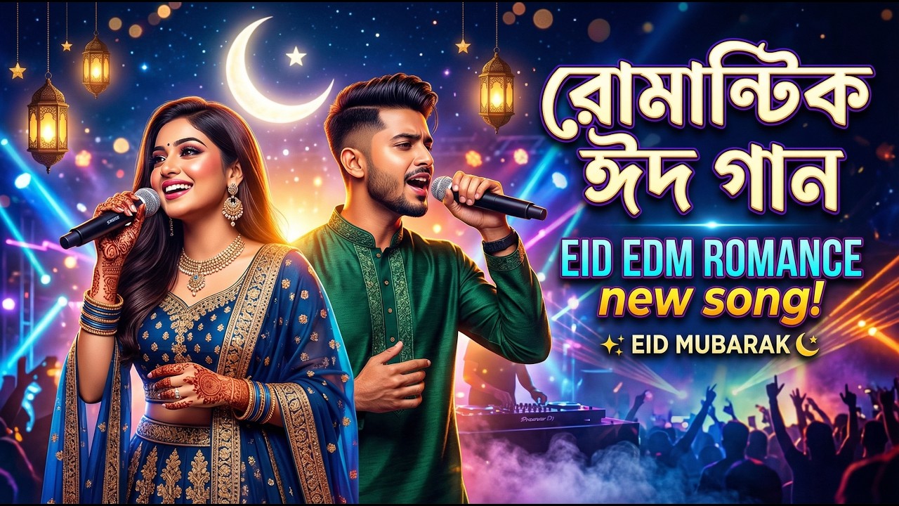 Eid Special Song 2026 💖 Eid Ka Chand Tumi | Bangla + Hindi Romantic DJ ...