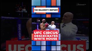 Joe Rogan BEAMING as UFC buffoon does "comedy"