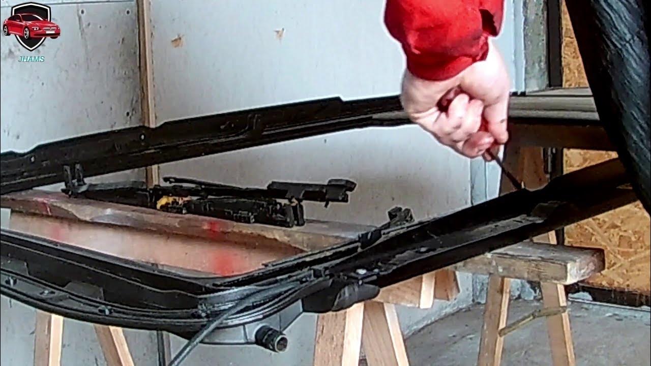 BMW sunroof repair, complete sunroof mechanism replacement BMW X5 E70