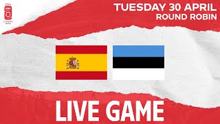 LIVE | Spain vs. Estonia | 2024 IIHF Ice Hockey World Championship | Division I - Group B