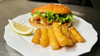 Asmr Fish Burger And Dessert