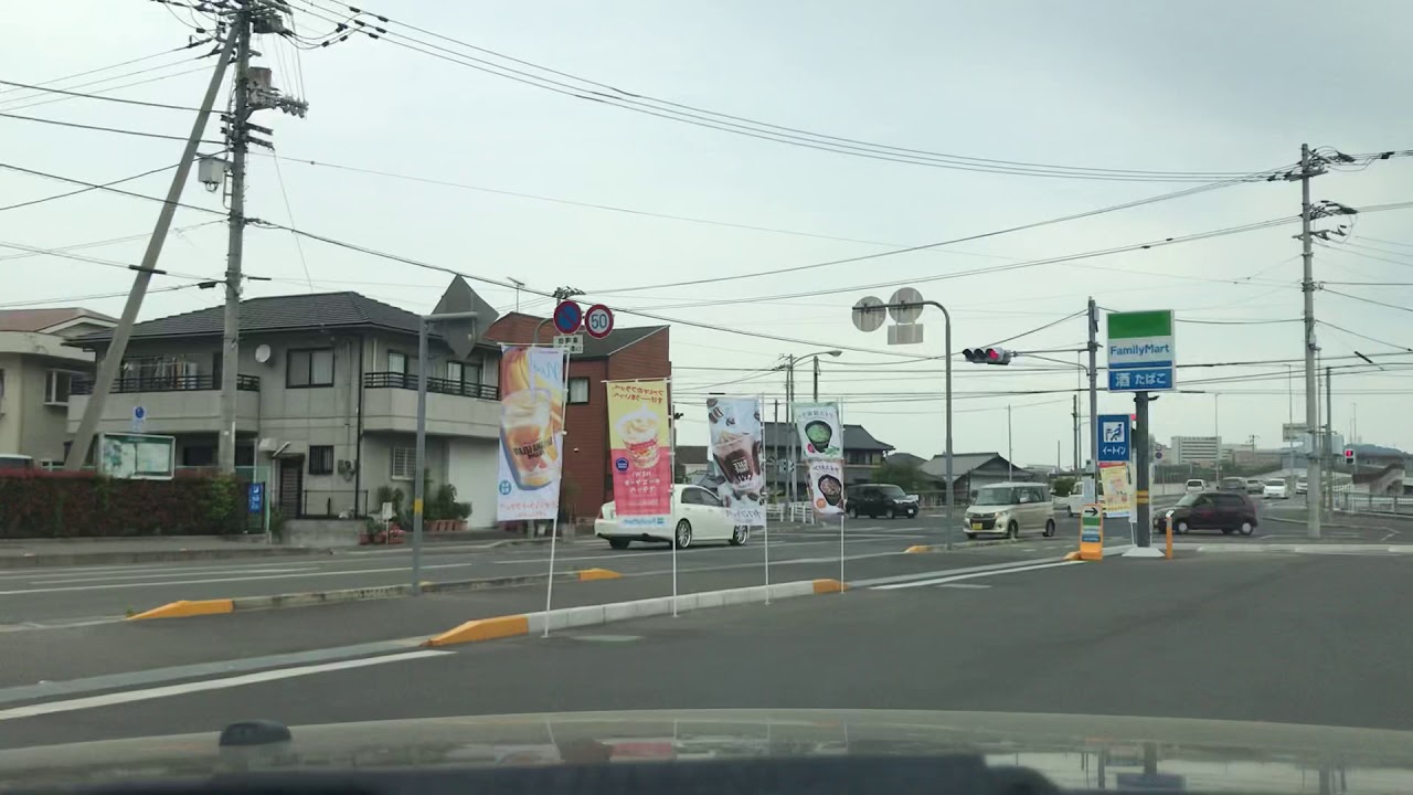 志度中学校前のコンビニからBiRdLanDまでの動画