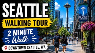 Seattle Walking Tour 2026 🚶‍♂️ | 2 Minutes Through Downtown Seattle | 4K City Walk