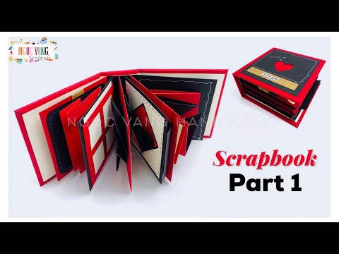 Video Part 1/2 - Scrapbook || Album ảnh, Sổ lưu niệm, Love... - youtube