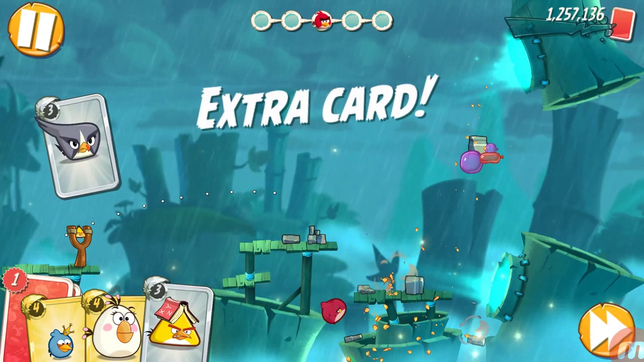 angry birds 2 bamboo forest Greasy Swamp level 137 new version Full HD