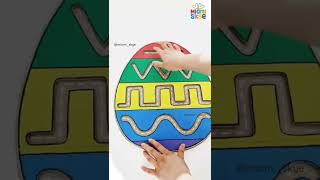 Pre Writing Skills Easter Egg!! Pen Control #preschool #homeschool #prewritingskills