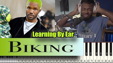 Frank Ocean | Piano chord Tutorial | Learning By Ear | Biking