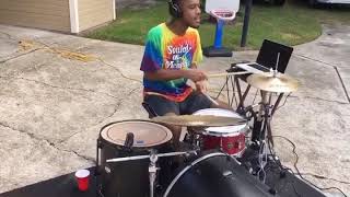 Teen Titans theme song - BJstixx - Drum Cover