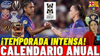 🗓️ CALENDARIO de la TEMPORADA del BARÇA FEMENÍ 🔥 TODAS las COMPETICIONES del FÚTBOL FEMENINO ⚽ 26-27