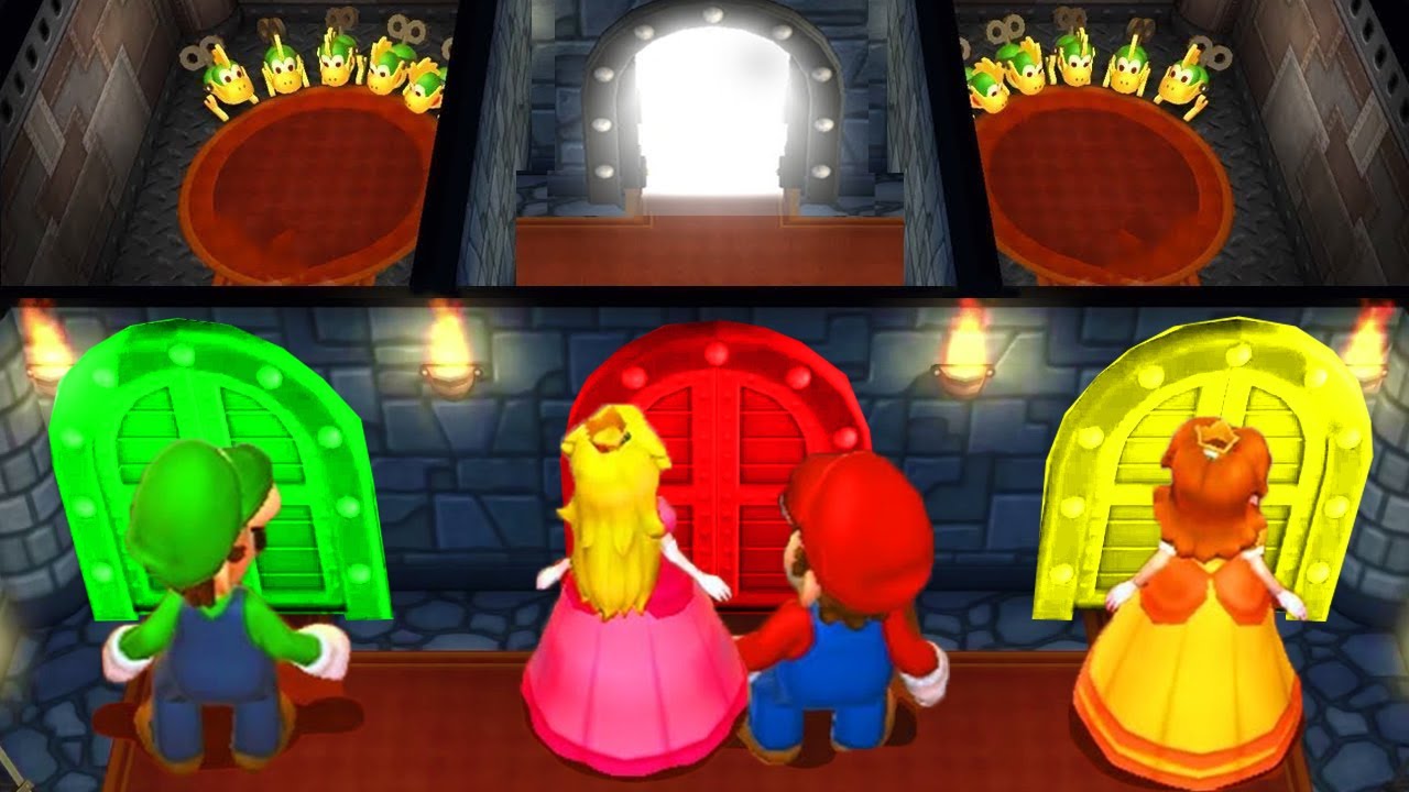 Mario Party 9 MiniGames Luigi Vs Peach Vs Mario Vs Daisy (Master Difficulty)