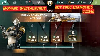 MONARK SPECIAL EVENT, GET FREE DIAMONDS AND COINS,MODERN COMBAT VERSUS screenshot 5