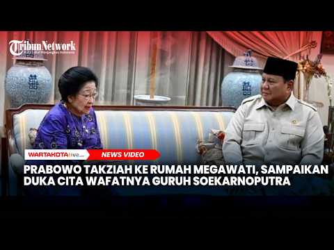 Prabowo Takziah ke Rumah Megawati, Sampaikan Duka Cita Wafatnya Guruh Soekarnoputra
