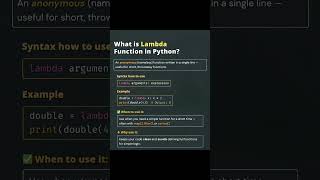 Celebrity Lambda Function in Python #shorts #python #ytshorts Net Worth
